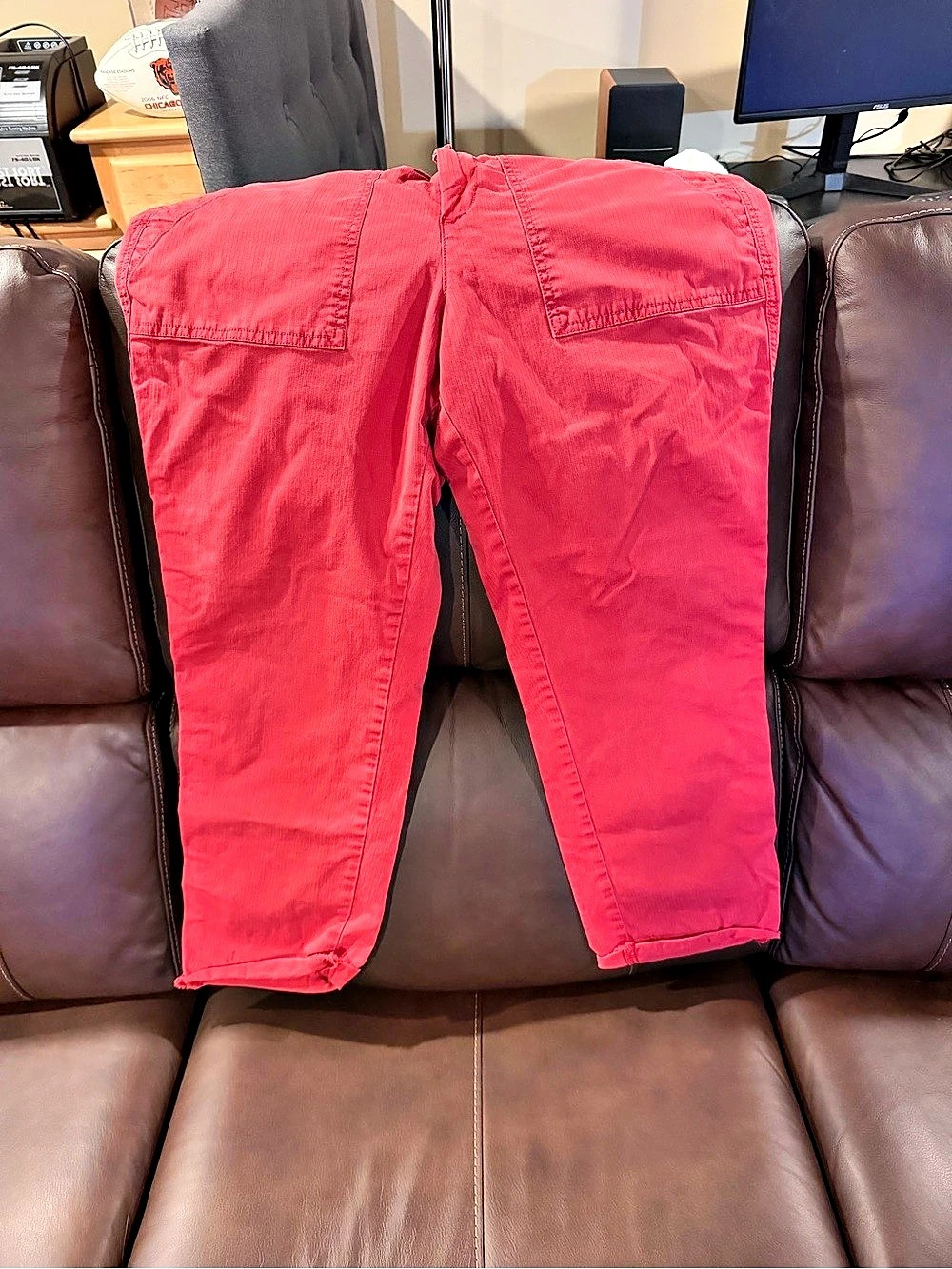 Gap Girlfriend Chino Women’s Cargo Pants Red